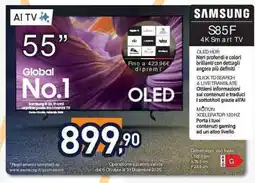 Unieuro SAMSUNG S85F 4K Smart TV offerta