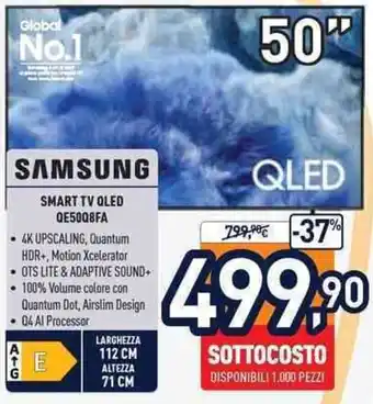 SAMSUNG SMART TV QLED QE5008FA