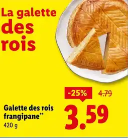 Lidl Galette des rois frangipane offerta
