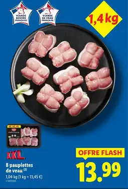 Lidl 8 paupiettes de veau offerta