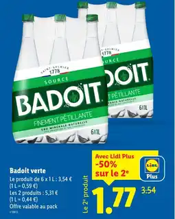 Lidl Badoit verte offerta