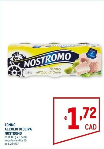 Metro Tonno all'olio di oliva offerta