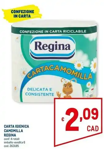 Metro Carta iginica camomilla offerta