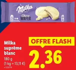 Lidl Milka suprême blanc offerta