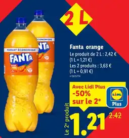 Lidl Fanta orange offerta