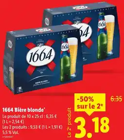 Lidl 1664 Bière blonde offerta