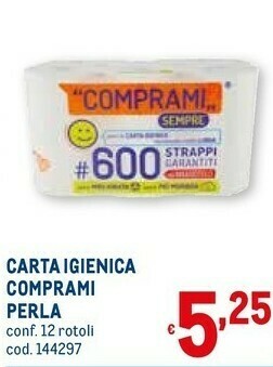 Metro Carta igienica comprami offerta