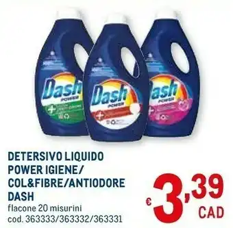 Metro Detersivo liquido offerta