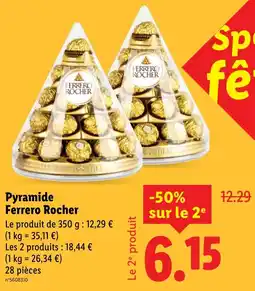 Lidl Pyramide Ferrero Rocher offerta