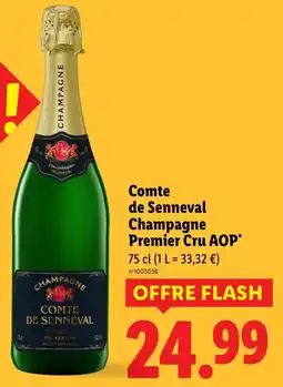 Lidl Comte de Senneval Champagne Premier Cru AOP offerta