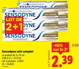 Lidl Sensodyne soin complet offerta