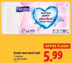 Lidl Essuie-tout maxi 2 plis offerta