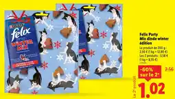 Lidl Felix Party Mix dinde winter édition offerta