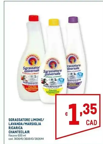 Metro Sgrassatore limone offerta