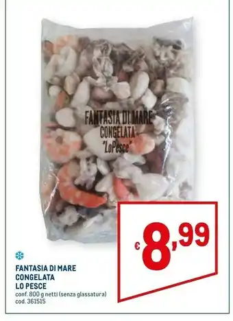 Metro Lo pesce fantasia di mare congelata offerta