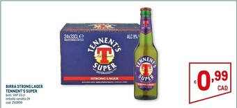 Metro Birra strong lager super offerta