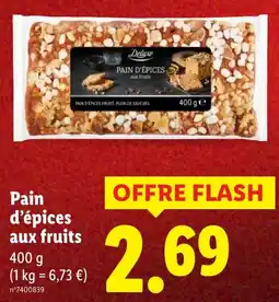 Lidl Pain d'épices aux fruits offerta