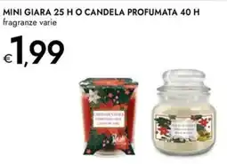 Bennet Mini giara 25 ho candela profumata 40 H offerta