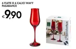 Bennet 6 flute o 6 calici wavy pasabahce offerta