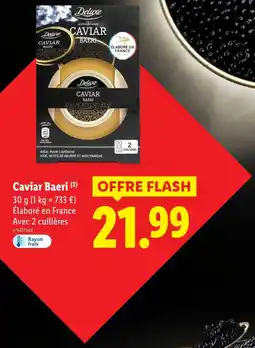 Lidl Caviar Baeri offerta