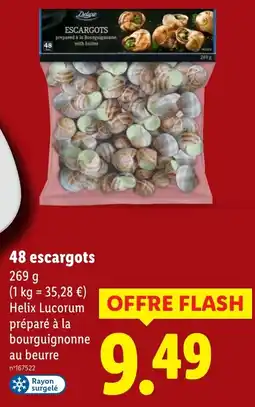 Lidl 48 escargots offerta