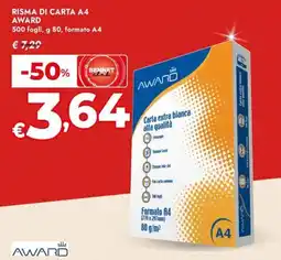 Bennet Risma di carta A4 AWARD offerta