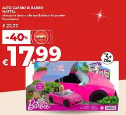 Bennet Auto cabrio di barbie mattel offerta