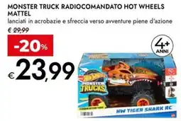 Bennet Monster truck radiocomandato hot wheels mattel offerta