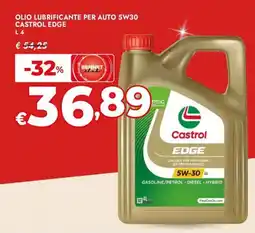 Bennet Olio lubrificante per auto 5W30 CASTROL EDGE offerta