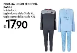 Bennet Pigiama uomo o donna basile offerta
