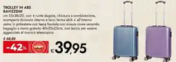 Bennet Trolley in abs ravizzoni offerta
