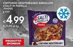 Bennet Contorno mediterraneo surgelato 4 salti in padella FINDUS offerta