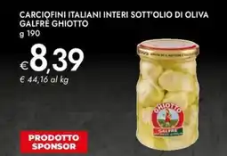 Bennet Carciofini italiani interi sott'olio di oliva galfrè GHIOTTO offerta