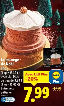 Lidl Le manège de Noël offerta