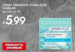 Bennet Crema idratante hydra plus CLINIANS offerta