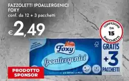 Bennet Fazzoletti ipoallergenici FOXY offerta
