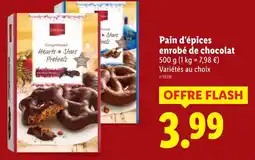 Lidl Pain d'épices enrobé de chocolat offerta