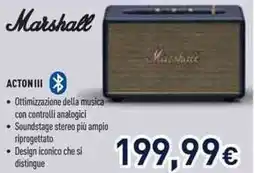 Unieuro Marshall ACTONIII offerta