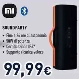 Unieuro Xiaomi soundparty offerta