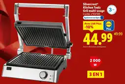 Lidl Silvercrest Kitchen Tools Gril multi-usage offerta