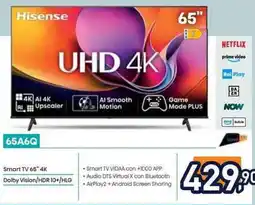 Unieuro Hisense 65A6Q Smart TV 65" 4K offerta