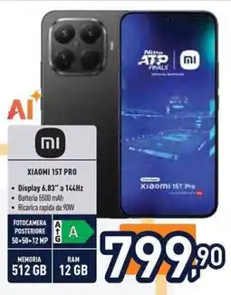 Unieuro XIAOMI 15T PRO offerta