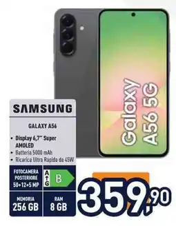 Unieuro SAMSUNG GALAXY A56 offerta
