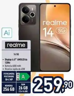 Unieuro realme 14 5G offerta