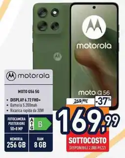 Unieuro motorola MOTO G56 56 offerta
