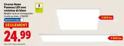 Lidl Livarno Home Panneau LED avec variateur de blanc offerta