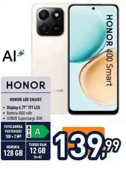 Unieuro HONOR 400 SMART offerta