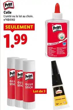 Lidl Pritt Colle offerta