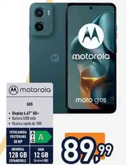 Unieuro motorola G05 offerta