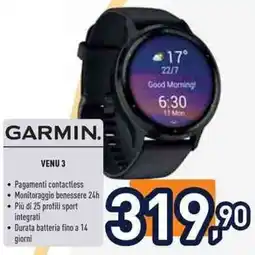 Unieuro GARMIN. VENU 3 offerta
